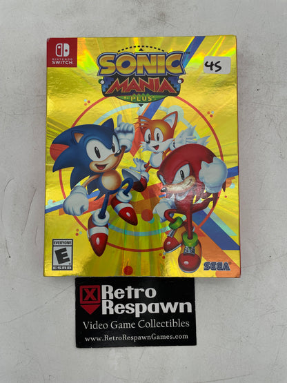 Sonic Mania Plus - Nintendo Switch (Complete)