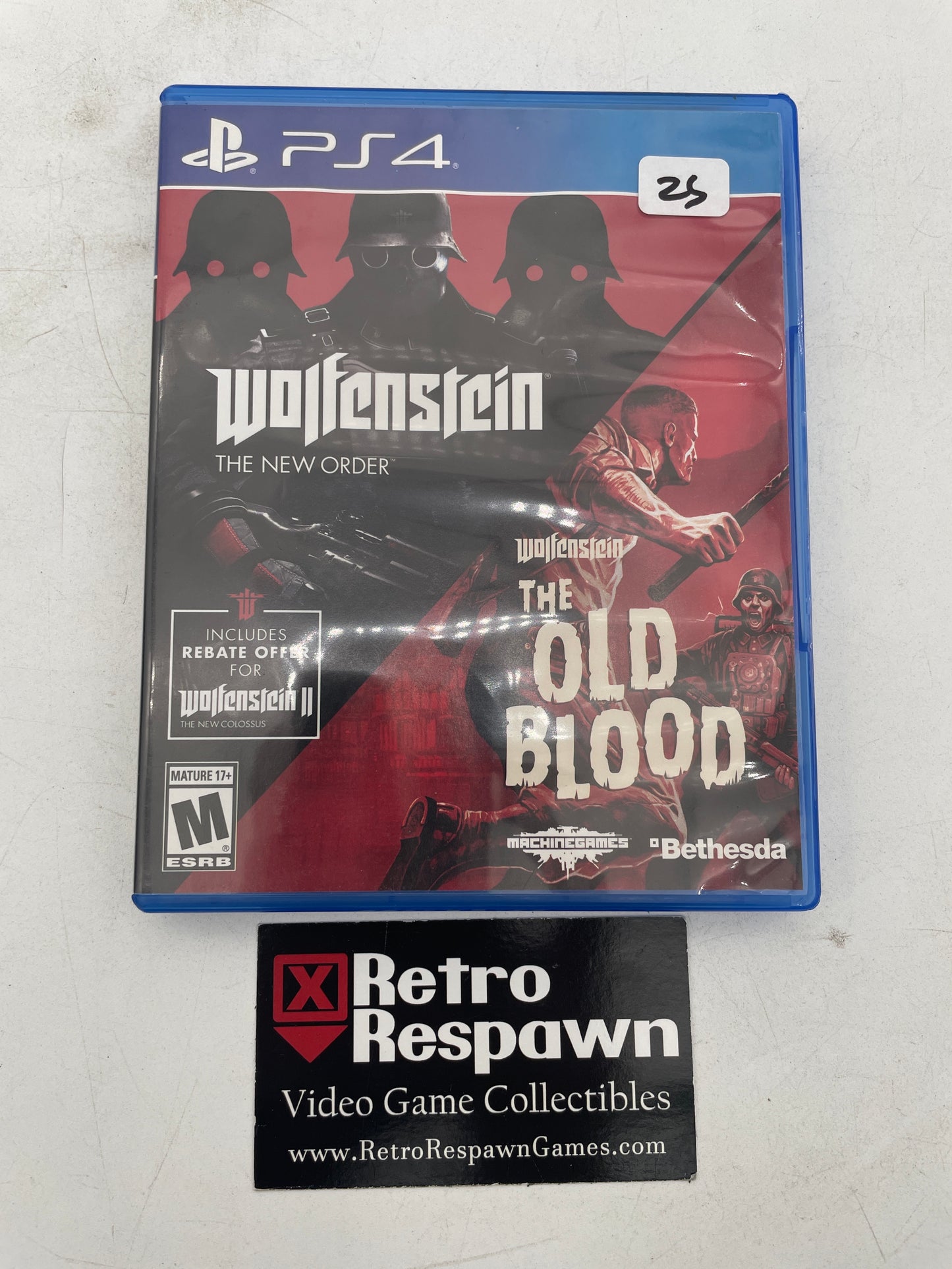 Wolfenstein The New Order and The Old Blood - Playstation 4 (Complete)