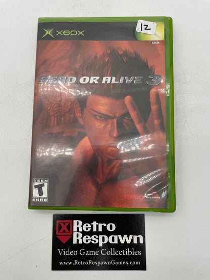 Dead or Alive 3 - Xbox (Complete)