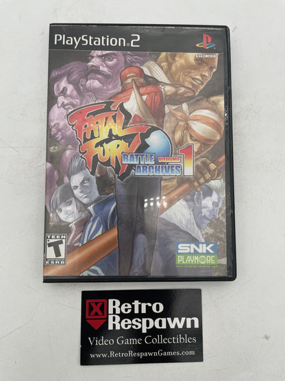 Fatal Fury Battle Archives Volume 1 - Playstation 2 (Complete)