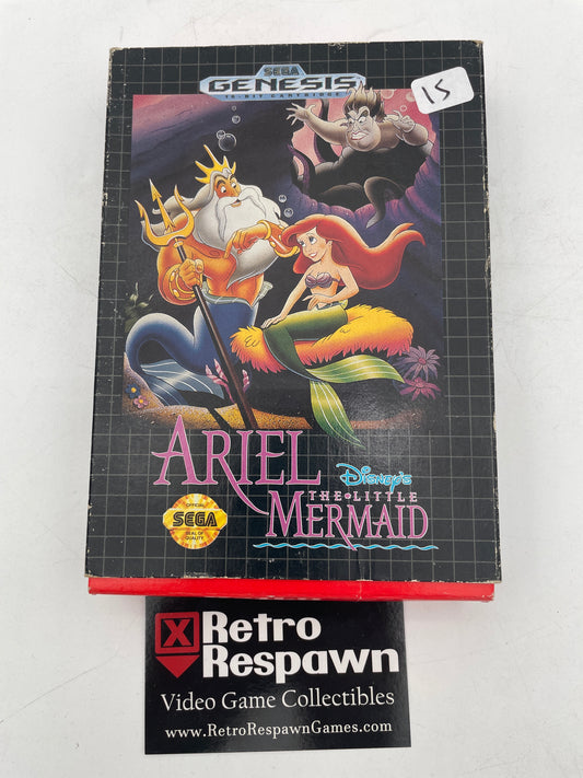 Ariel the Little Mermaid [Cardboard Box] - Sega Genesis