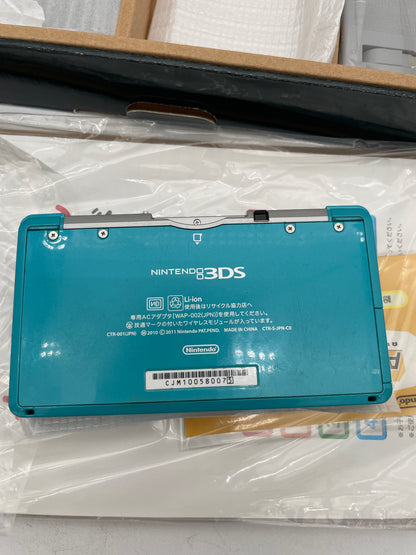 Modded Nintendo 3DS Aqua Blue - Nintendo 3DS (Complete)