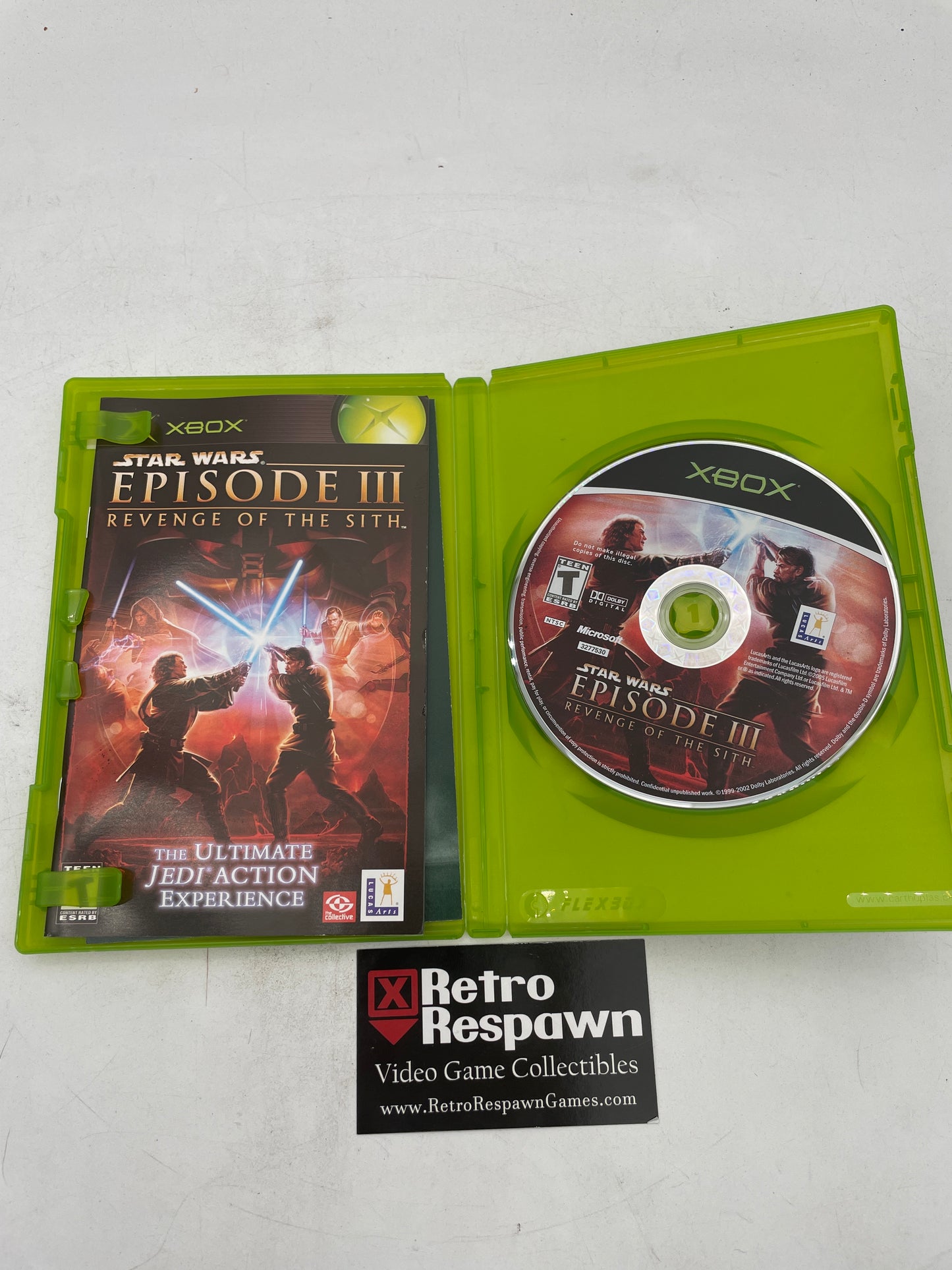 Star Wars Episode III Revenge of the Sith - Xbox (Complete)