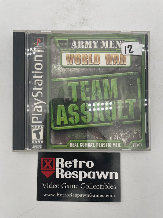 Army Men World War Team Assault - Playstation (Complete)