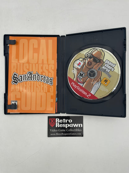 Grand Theft Auto San Andreas [Greatest Hits] - Playstation 2 (Complete/Map)