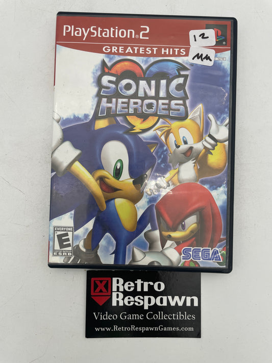 Sonic Heroes  [Greatest Hits]- Playstation 2 (Missing Manual)