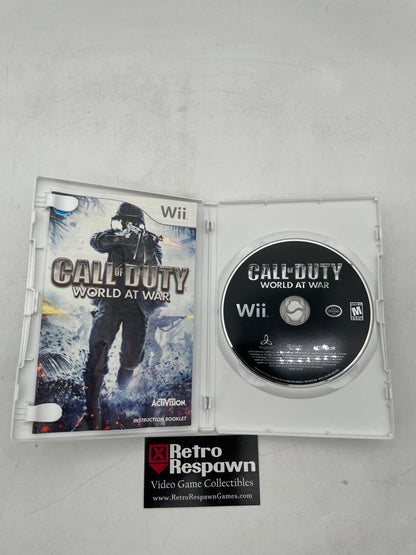 Call of Duty World at War - Wii (Complete)