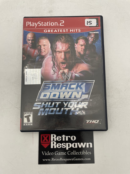 WWE Smackdown Shut Your Mouth [Greatest Hits] - Playstation 2 (No Manual)
