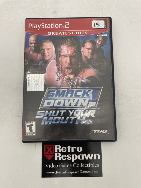 WWE Smackdown Shut Your Mouth [Greatest Hits] - Playstation 2 (No Manual)