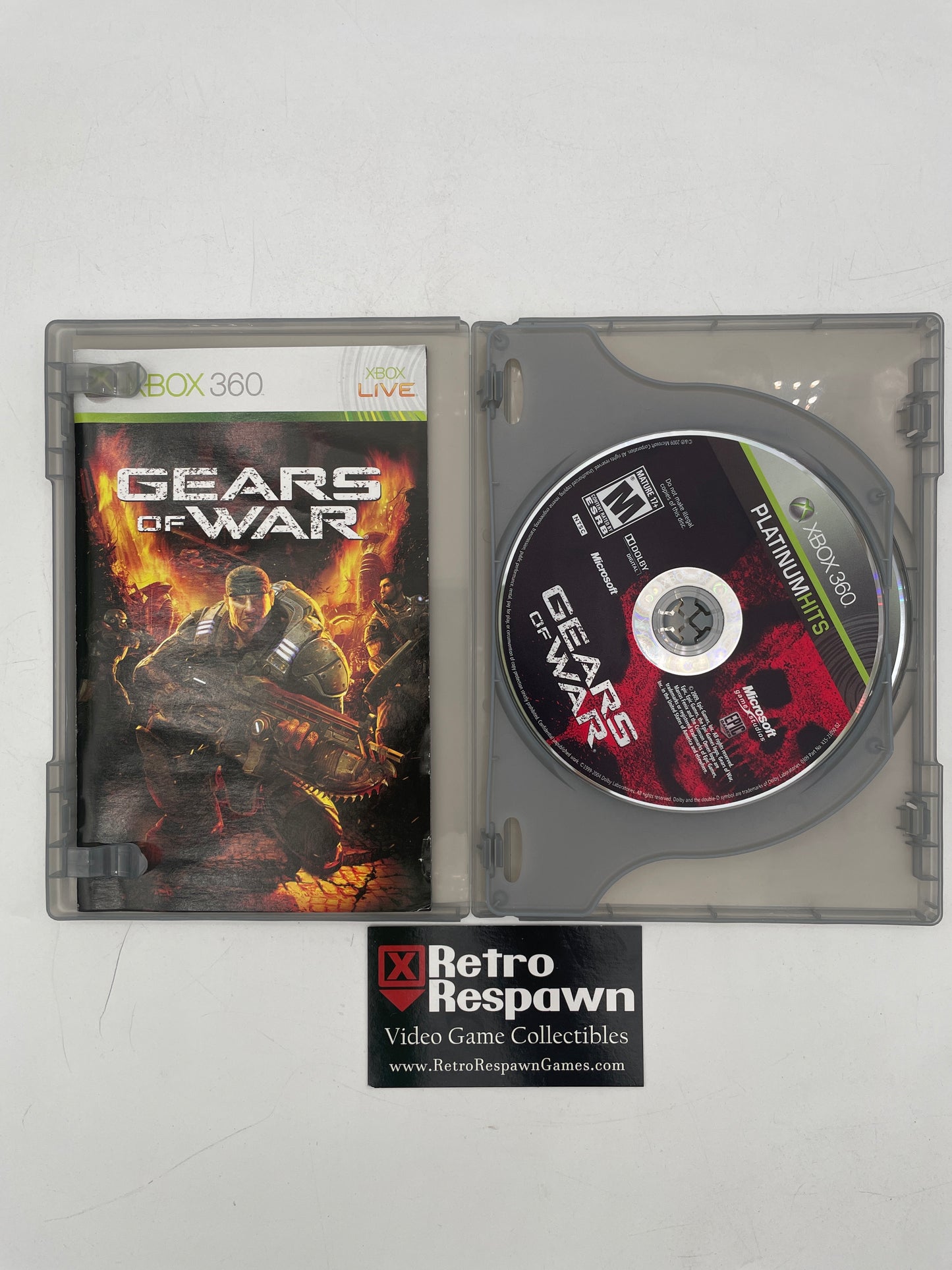 Gears of War [Two Disc Edition] Platinum Hits - Xbox 360 (Complete)