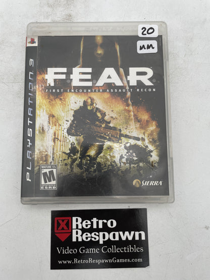 F.E.A.R. - Playstation 3 (Missing Manual)