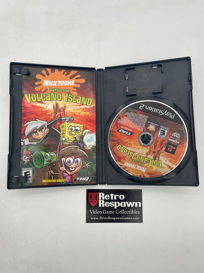 Nicktoons Battle for Volcano Island - Playstation 2 (Complete)