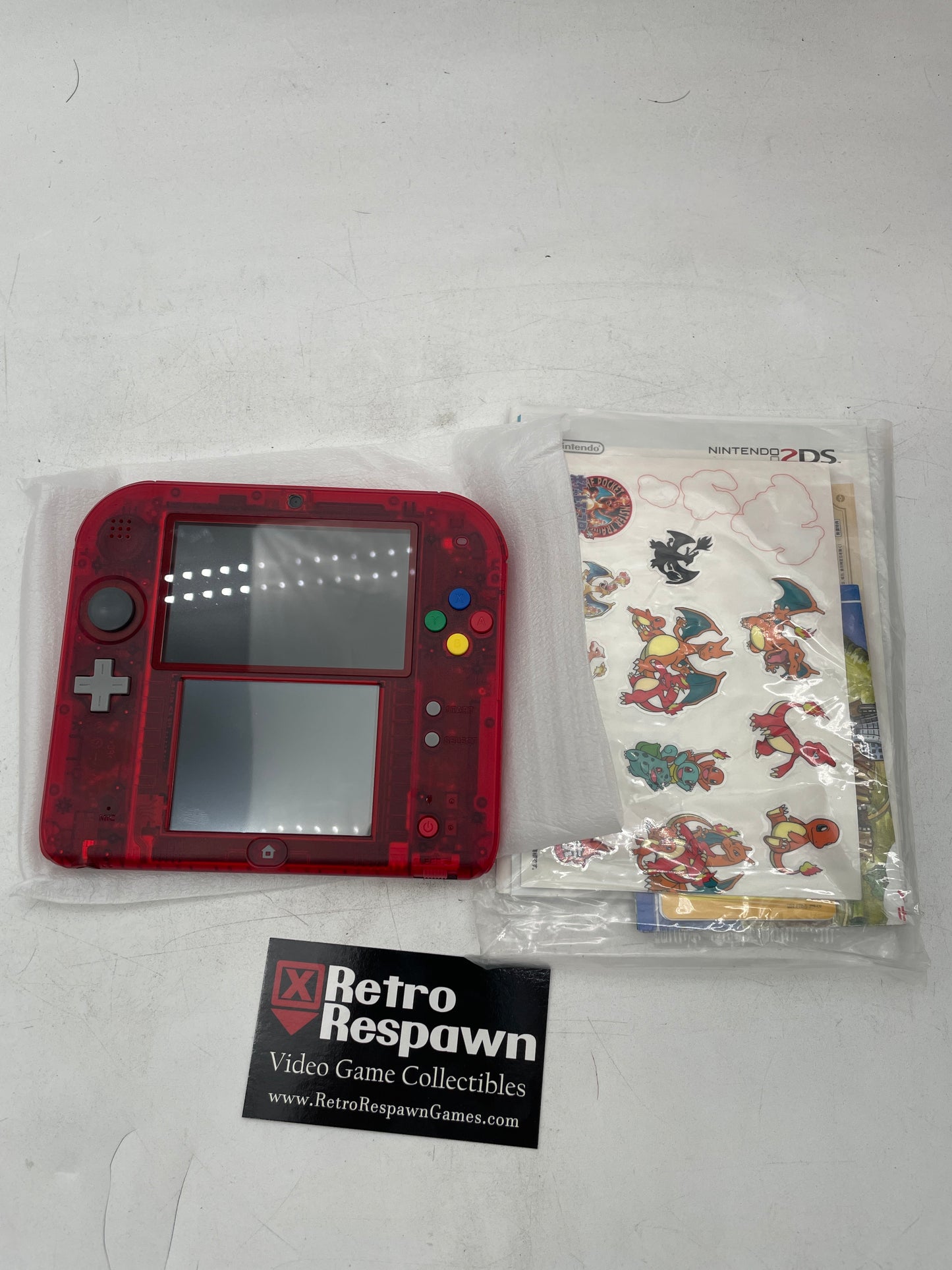 Nintendo 2DS Pokemon Pocket Monster Red [Limited Edition] - JP Nintendo 3DS (Complete)