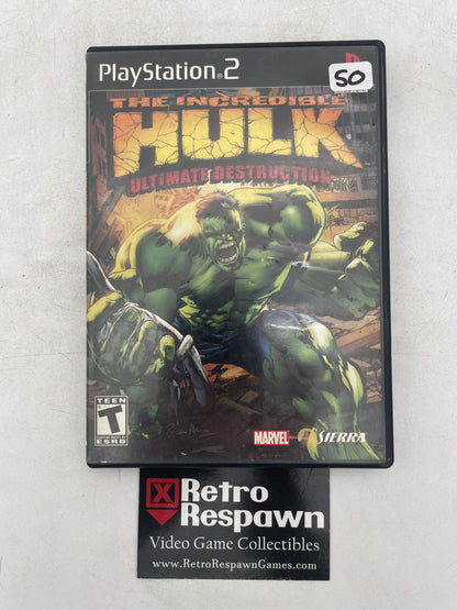 The Incredible Hulk Ultimate Destruction - Playstation 2 (No Manual)