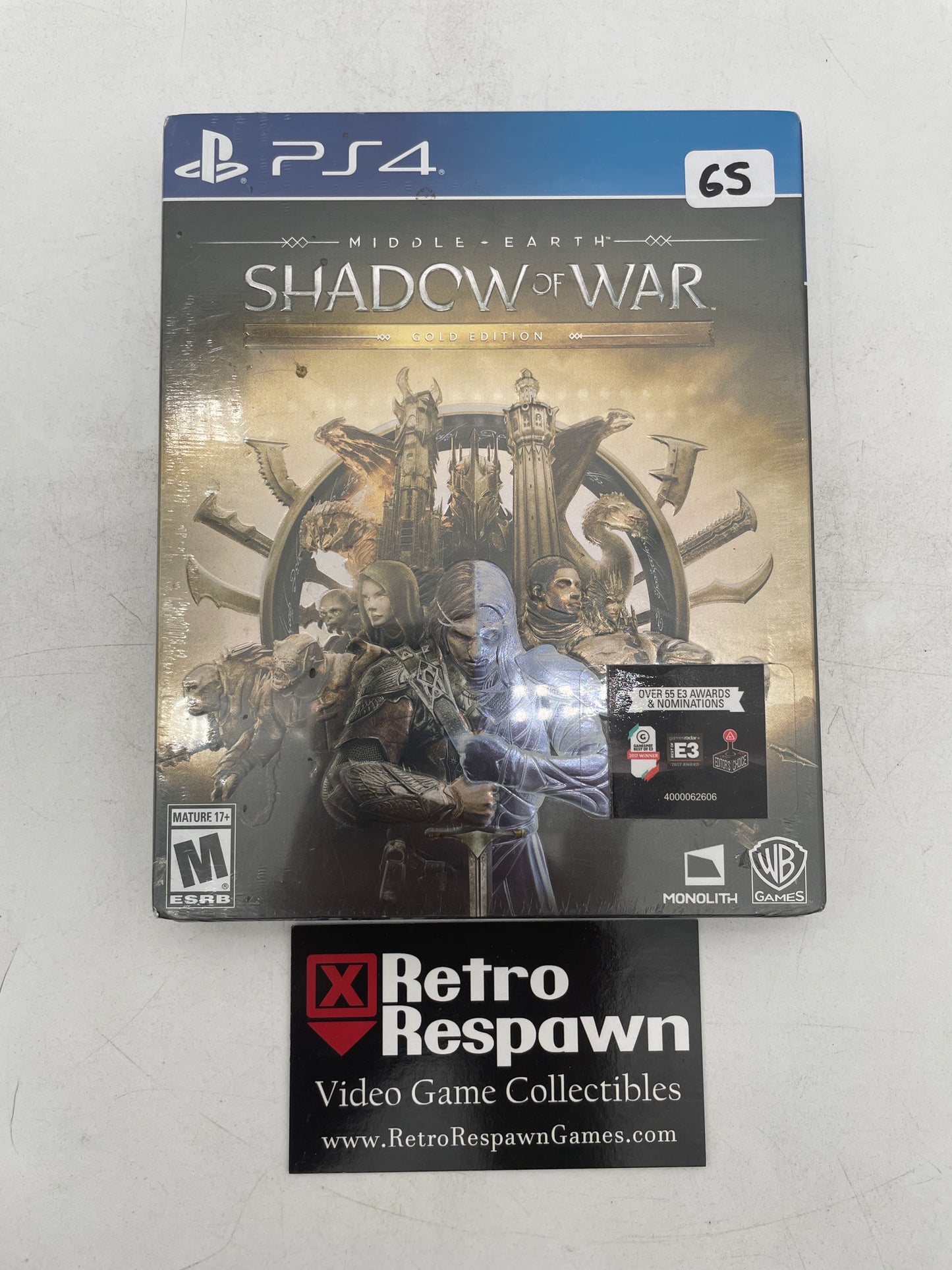 Middle Earth: Shadow of War [Gold Edition] - Playstation 4 (Sealed)