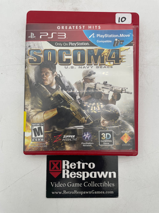 SOCOM 4: US Navy SEALs - Playstation 3 (Complete)