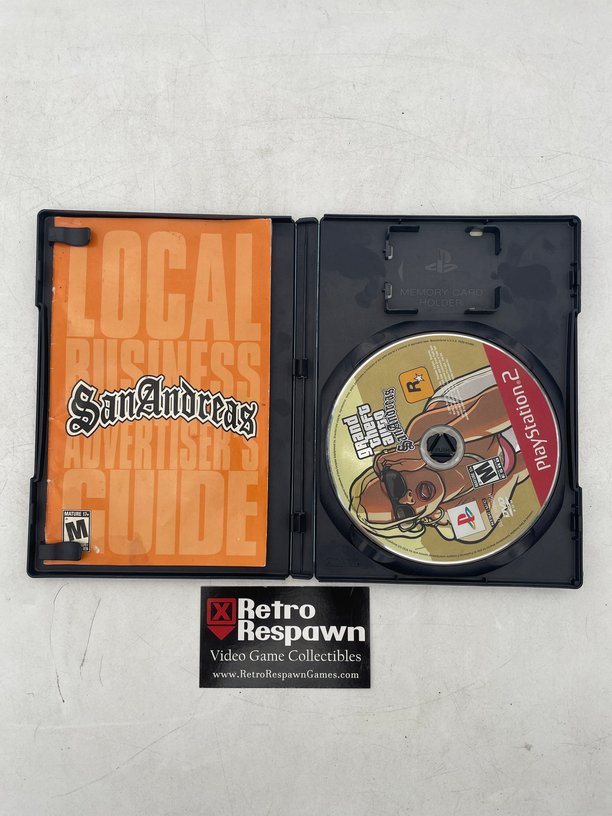 Grand Theft Auto San Andreas [Greatest Hits] - Playstation 2 (Complete/ No Map)