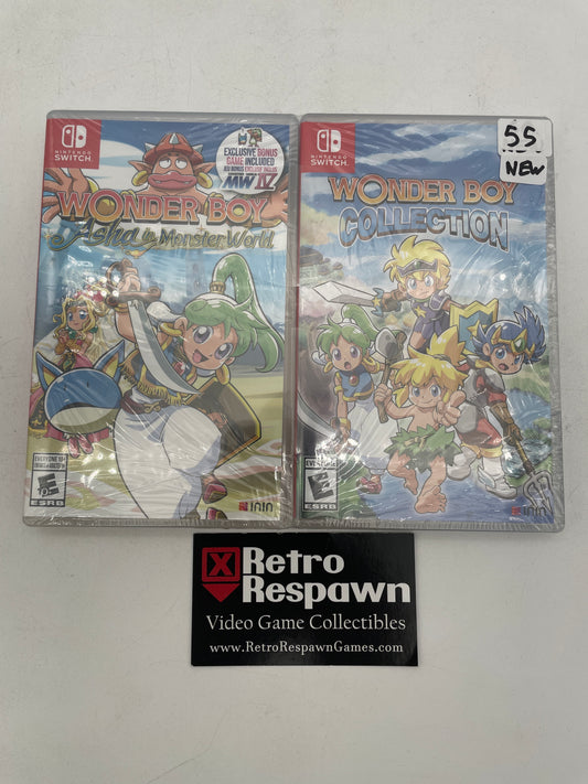 Wonder Boy - Asha In Monster World & Wonder Boy Collection - Nintendo Switch (Sealed)
