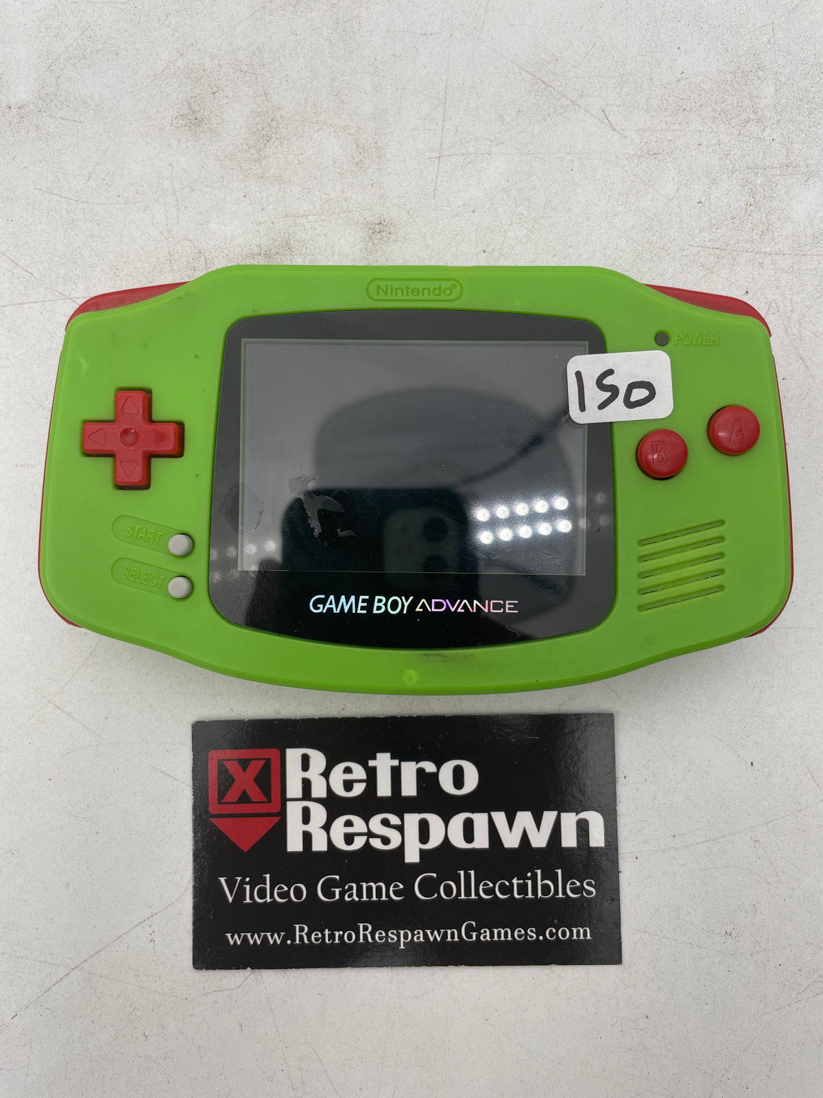 IPS Green/Red Gameboy Advance - Gameboy Advance - (Console+Charger)