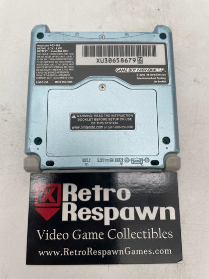 Pearl Blue GameBoy Advance SP [AGS-101] - GameBoy Advance (Console + Charger)