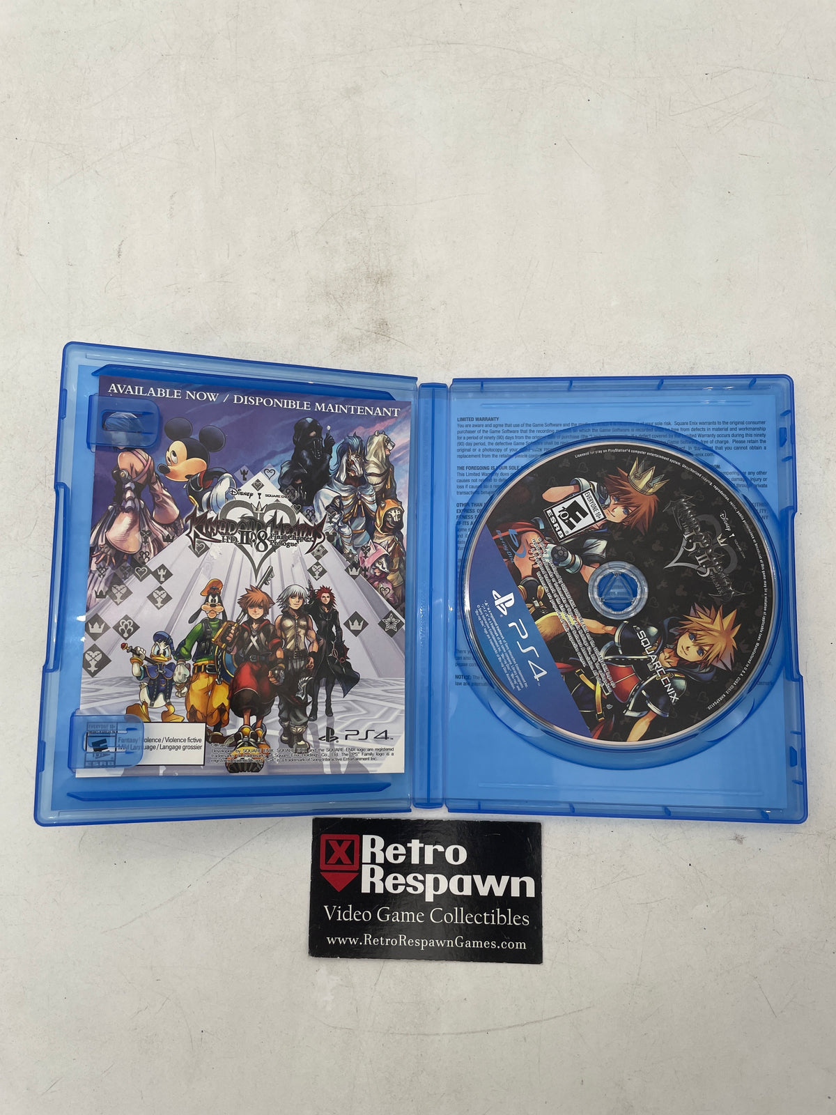 Kingdom Hearts HD 1.5 + 2.5 Remix - Playstation 4 (Complete)