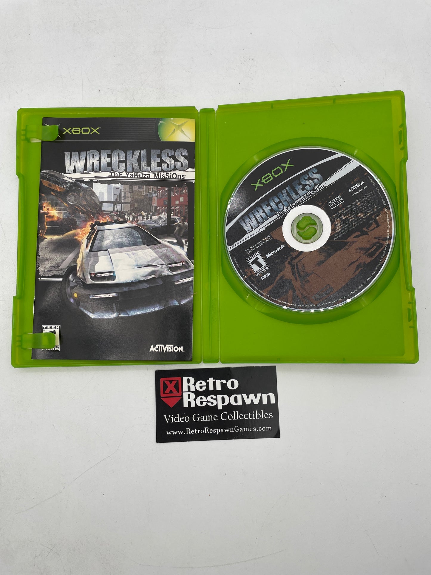 Wreckless Yakuza Missions - Xbox (Complete)