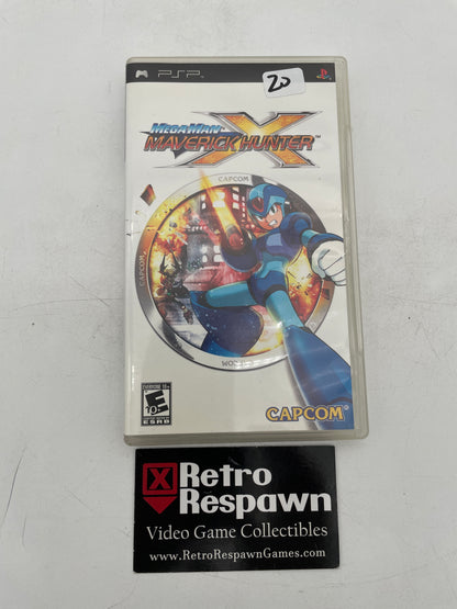 Mega Man Maverick Hunter X - PSP (Complete)
