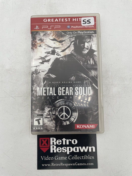 Metal Gear Solid: Peace Walker [Greatest Hits] - PSP (Complete)