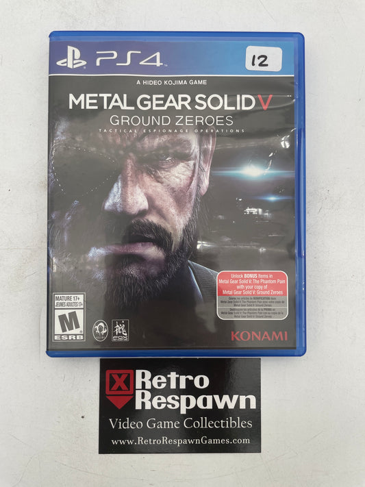 Metal Gear Solid V: Ground Zeroes - Playstation 4 (Complete)