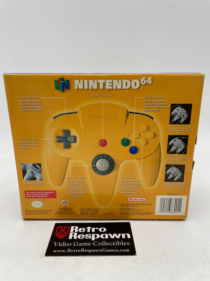 Yellow Controller - Nintendo 64 (Complete)
