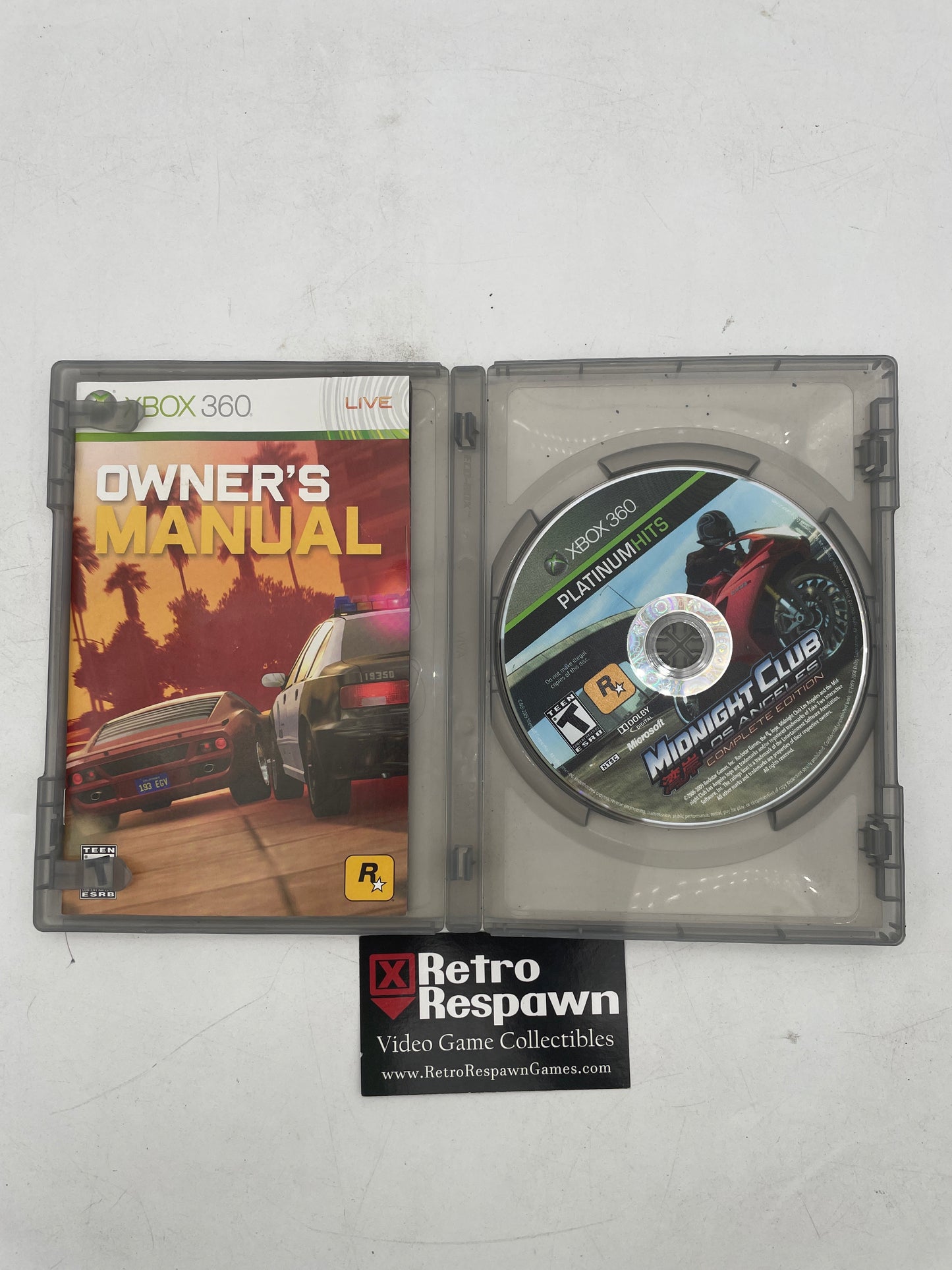 Midnight Club Los Angeles [Complete Edition] Platinum Hits - Xbox 360 (Complete)