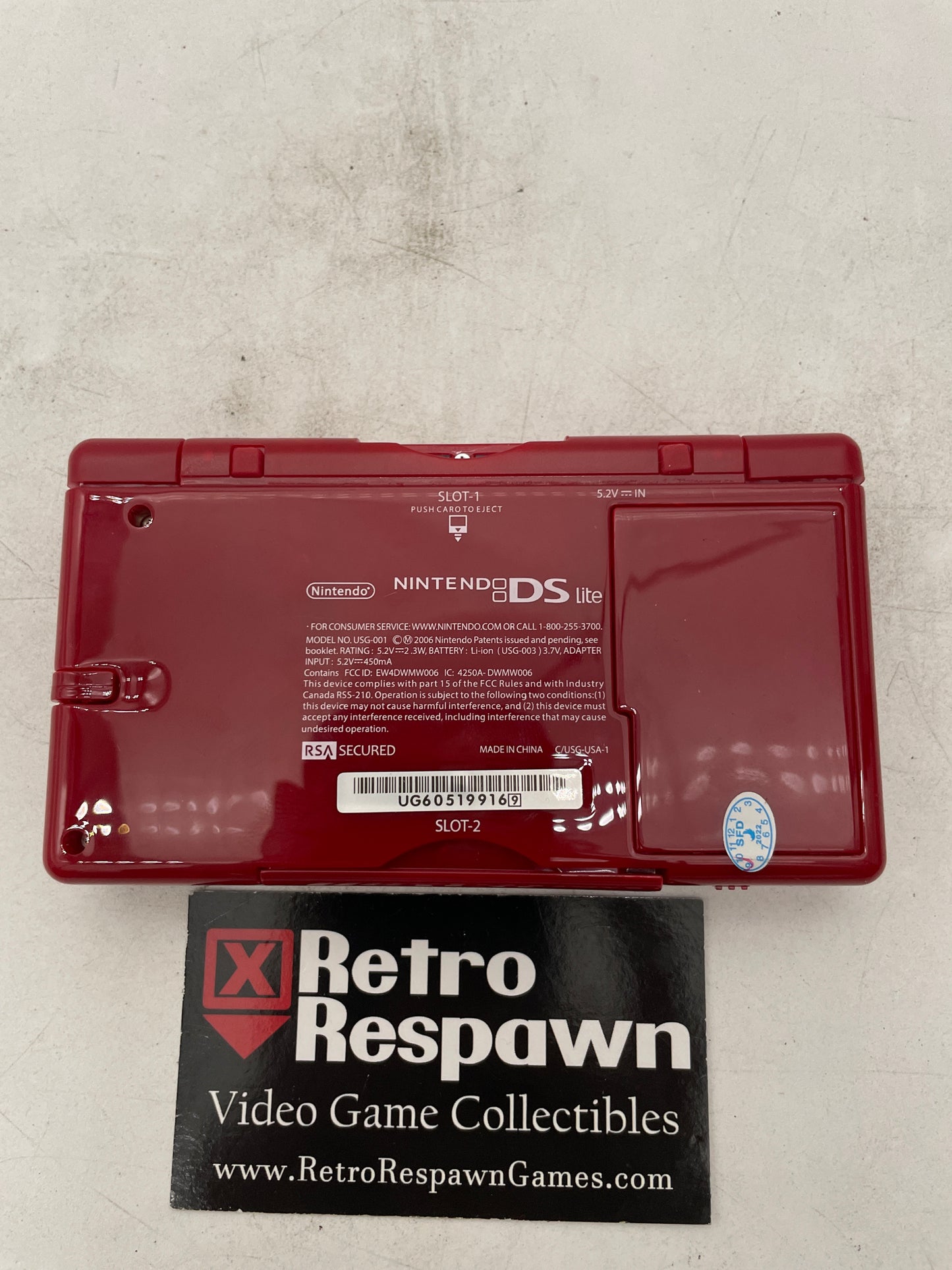 Red Mario Reshell Nintendo DS Lite- Nintendo DS (Console + Charger)