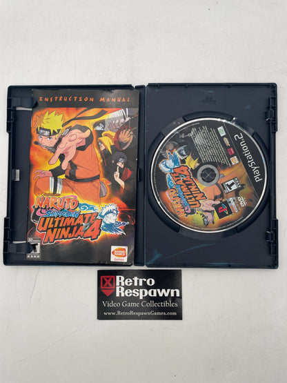 Ultimate Ninja 4: Naruto Shippuden - Playstation 2 (Complete)