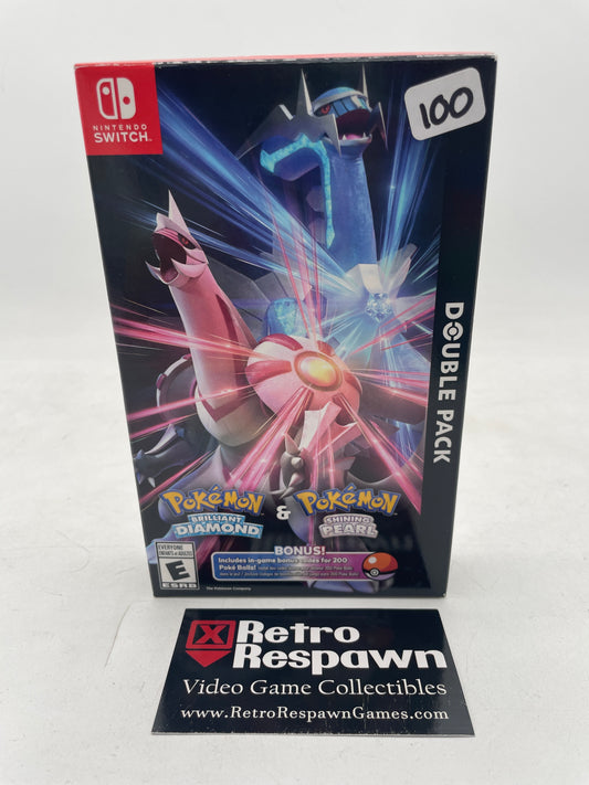 Pokemon Brilliant Diamond & Shining Pearl Double Pack - Nintendo Switch (Complete/ Pearl is Sealed)
