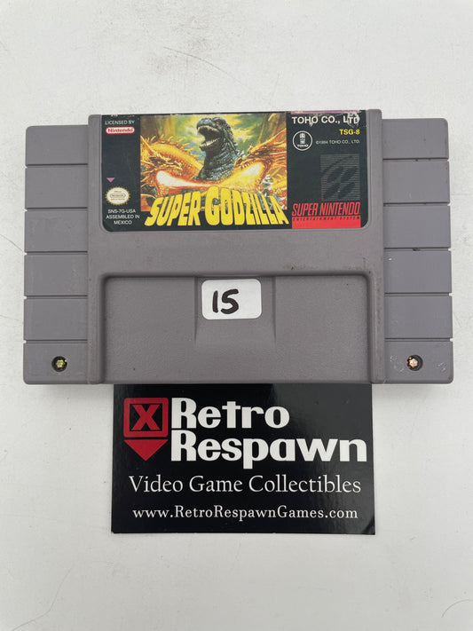 Super Godzilla - Super Nintendo (Game Only)