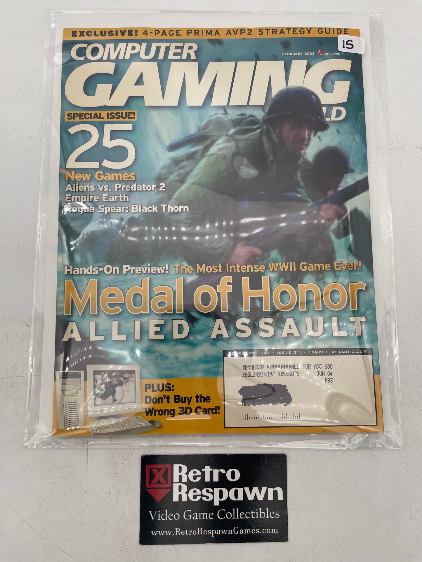 Computer Gaming February 2002 Issue 211 (Used)