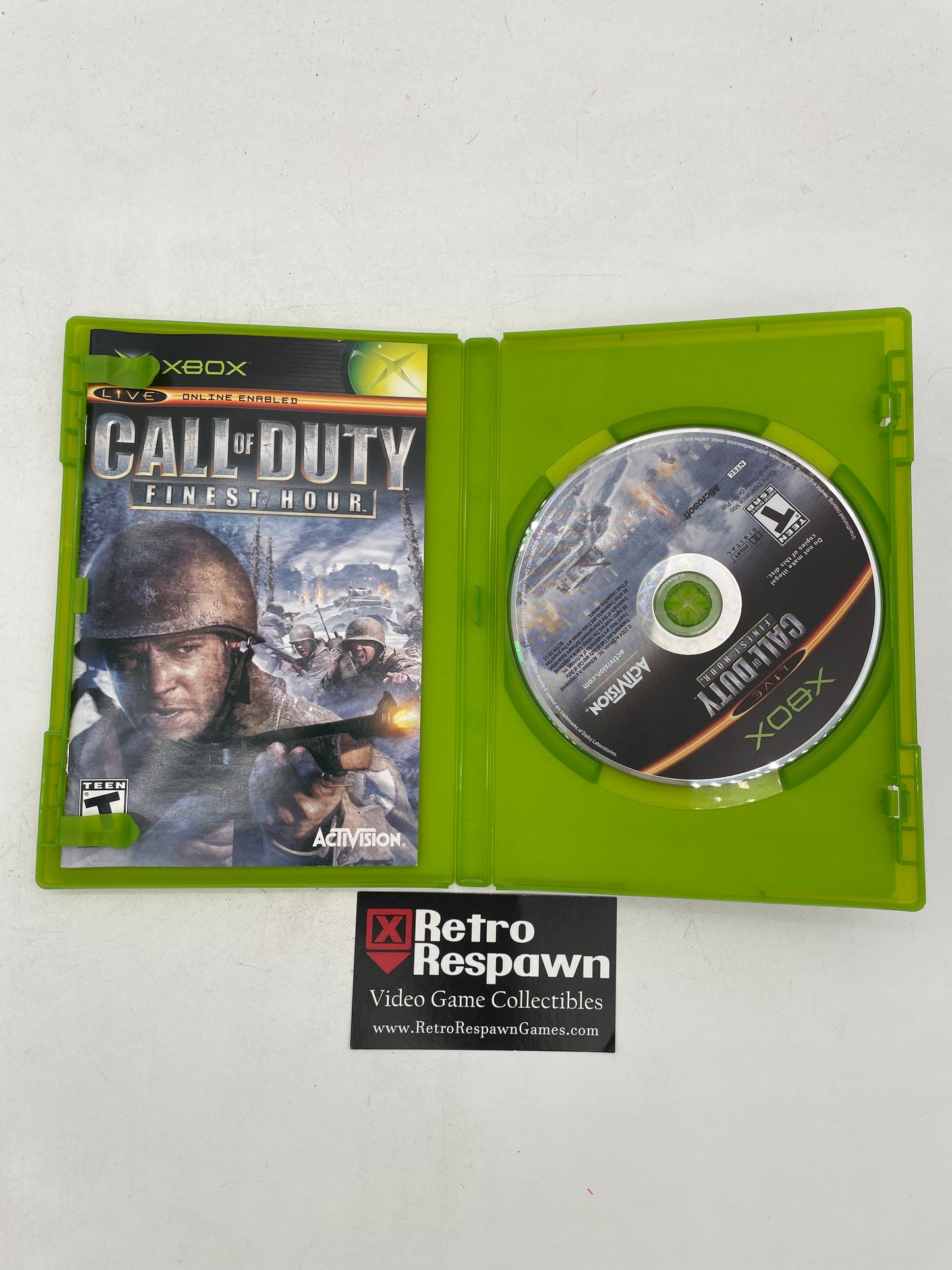 Call of Duty Finest Hour - Xbox (Complete)