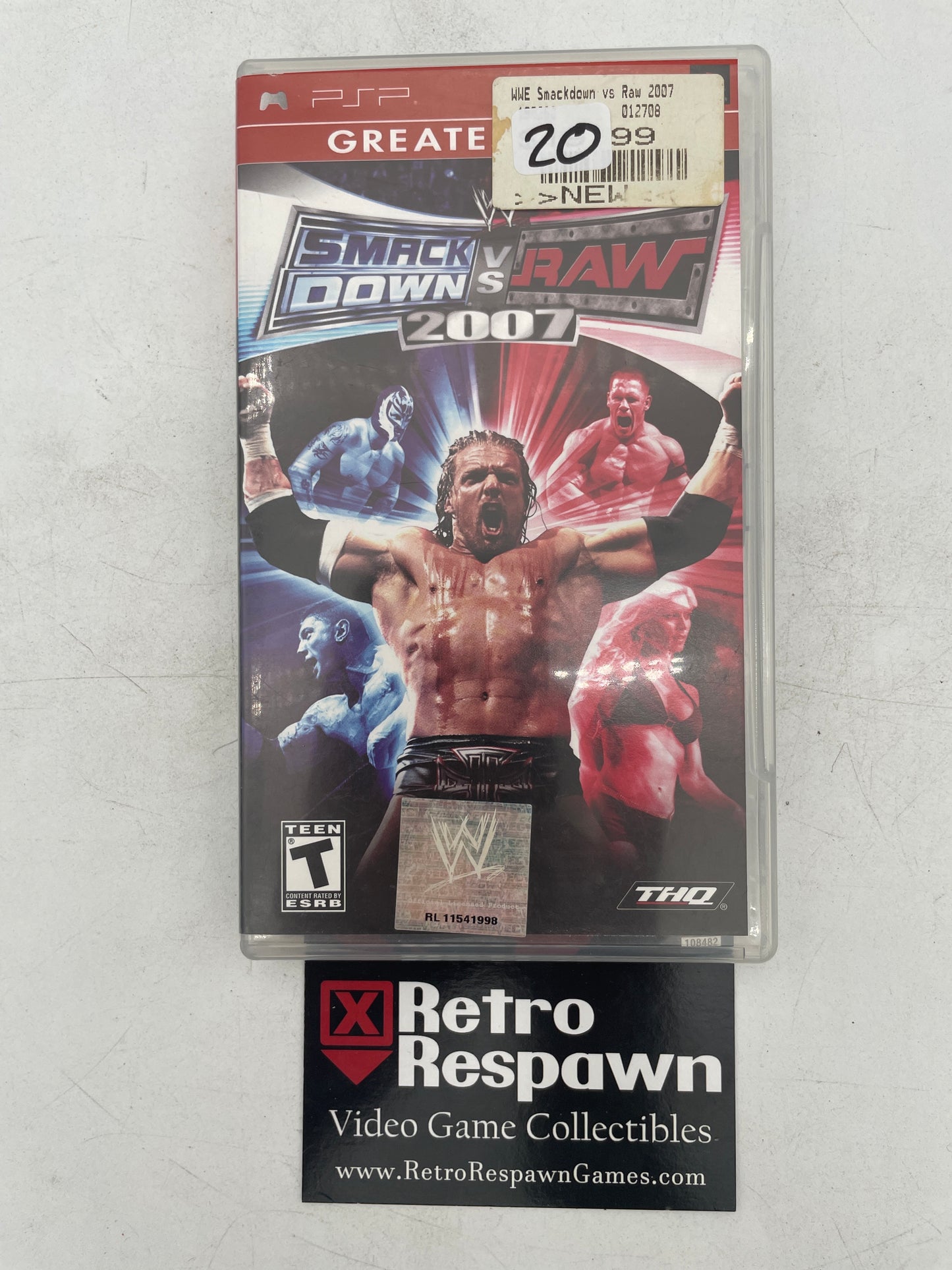 WWE Smackdown vs. Raw 2007 [Greatest Hits] - PSP (Complete)
