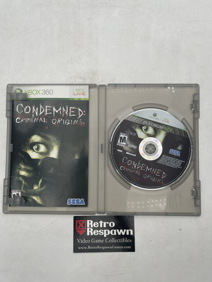 Condemned Criminal Origins [Platinum Hits] - Xbox 360 (Complete)