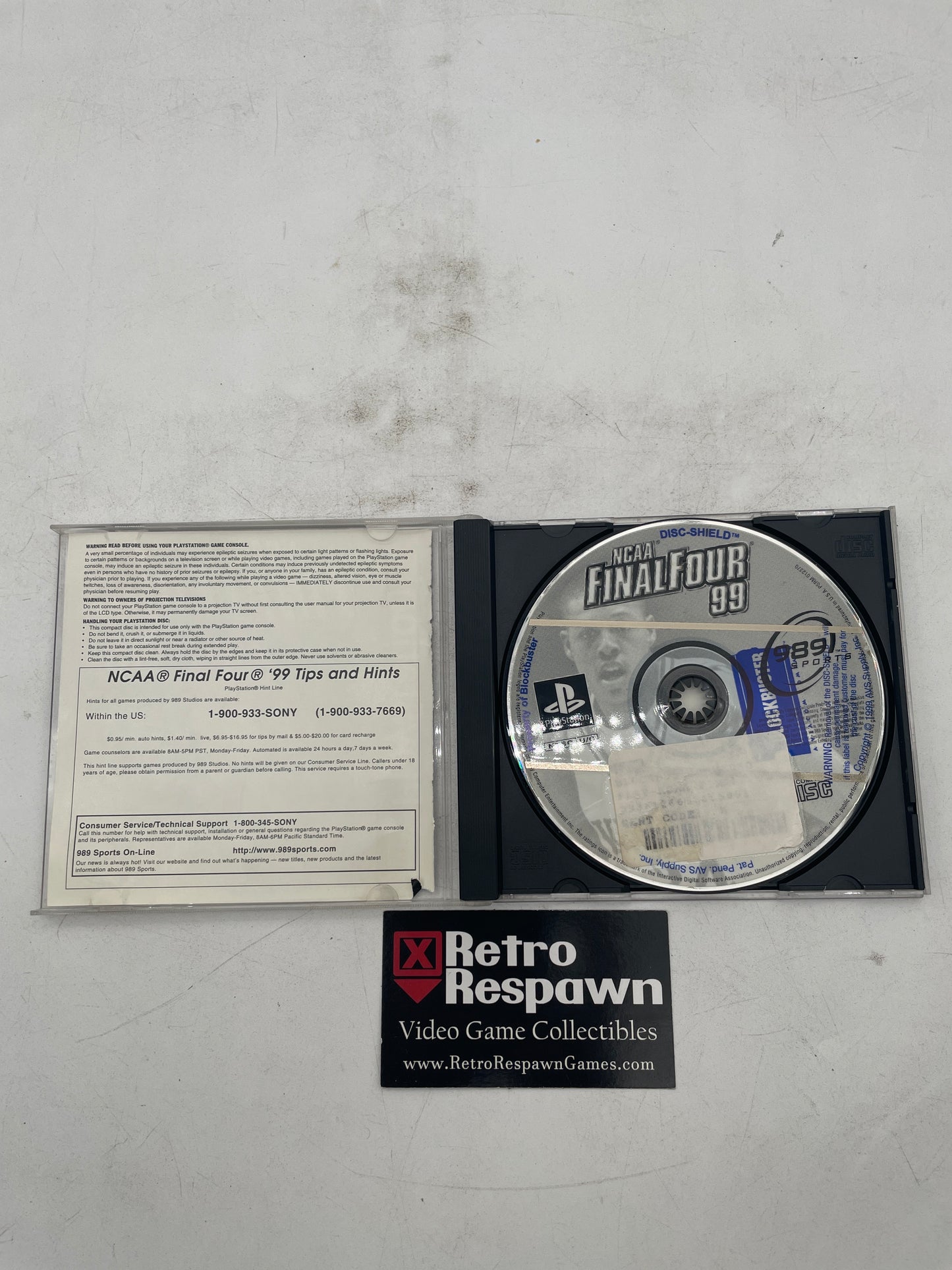 NCAA Final Four 99 - Playstation (Complete)