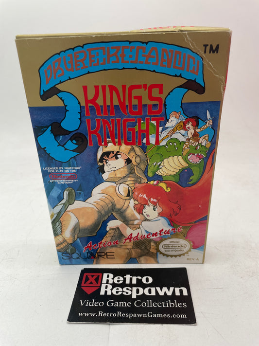 King's Knight - NES (Complete W/Poster)