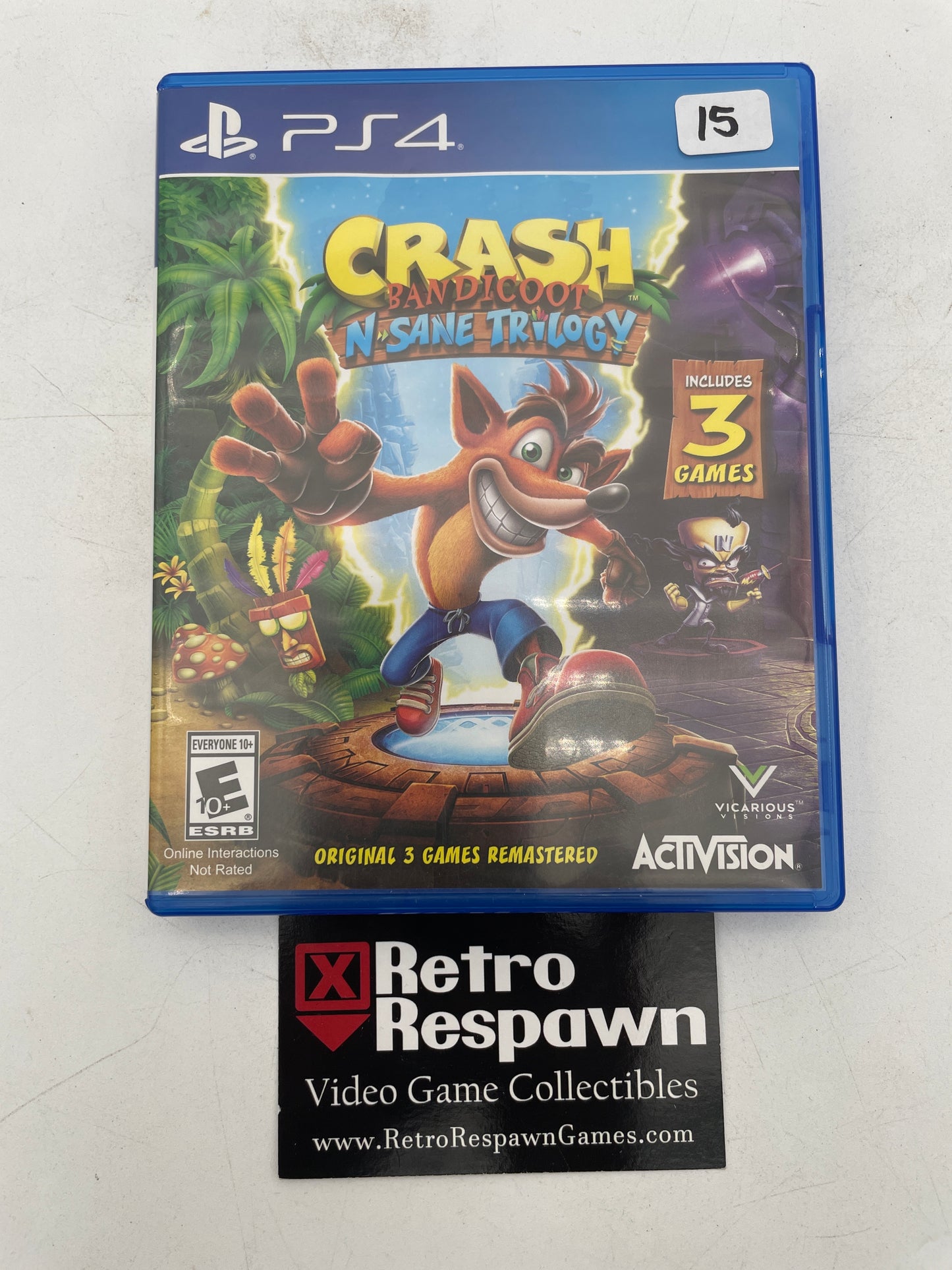 Crash Bandicoot N. Sane Trilogy - Playstation 4 (Complete)