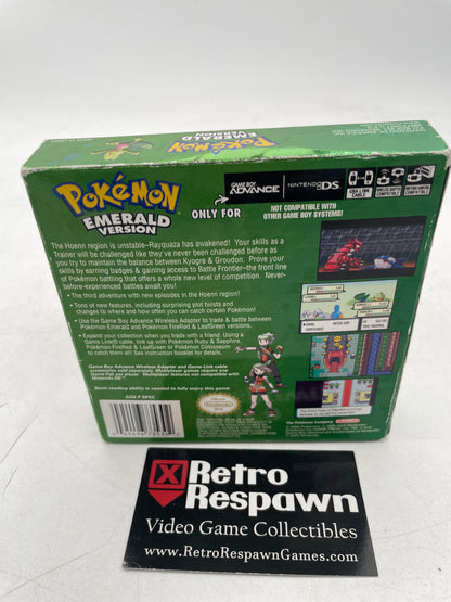 Pokemon Emerald - GameBoy Advance (Complete W/Poster)