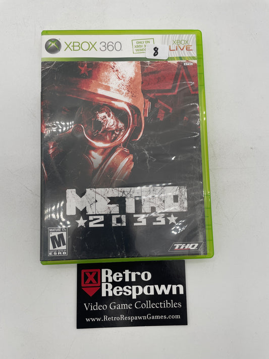 Metro 2033 - Xbox 360 (Complete)