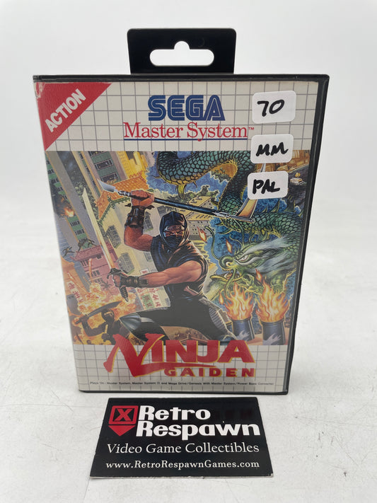 Ninja Gaiden - PAL Sega Master System (Missing Manual)