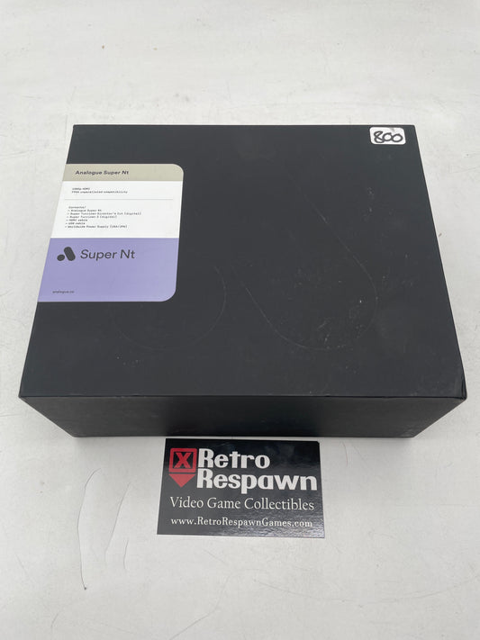 Analogue Super Nt [Black] - Super Nintendo (Complete)