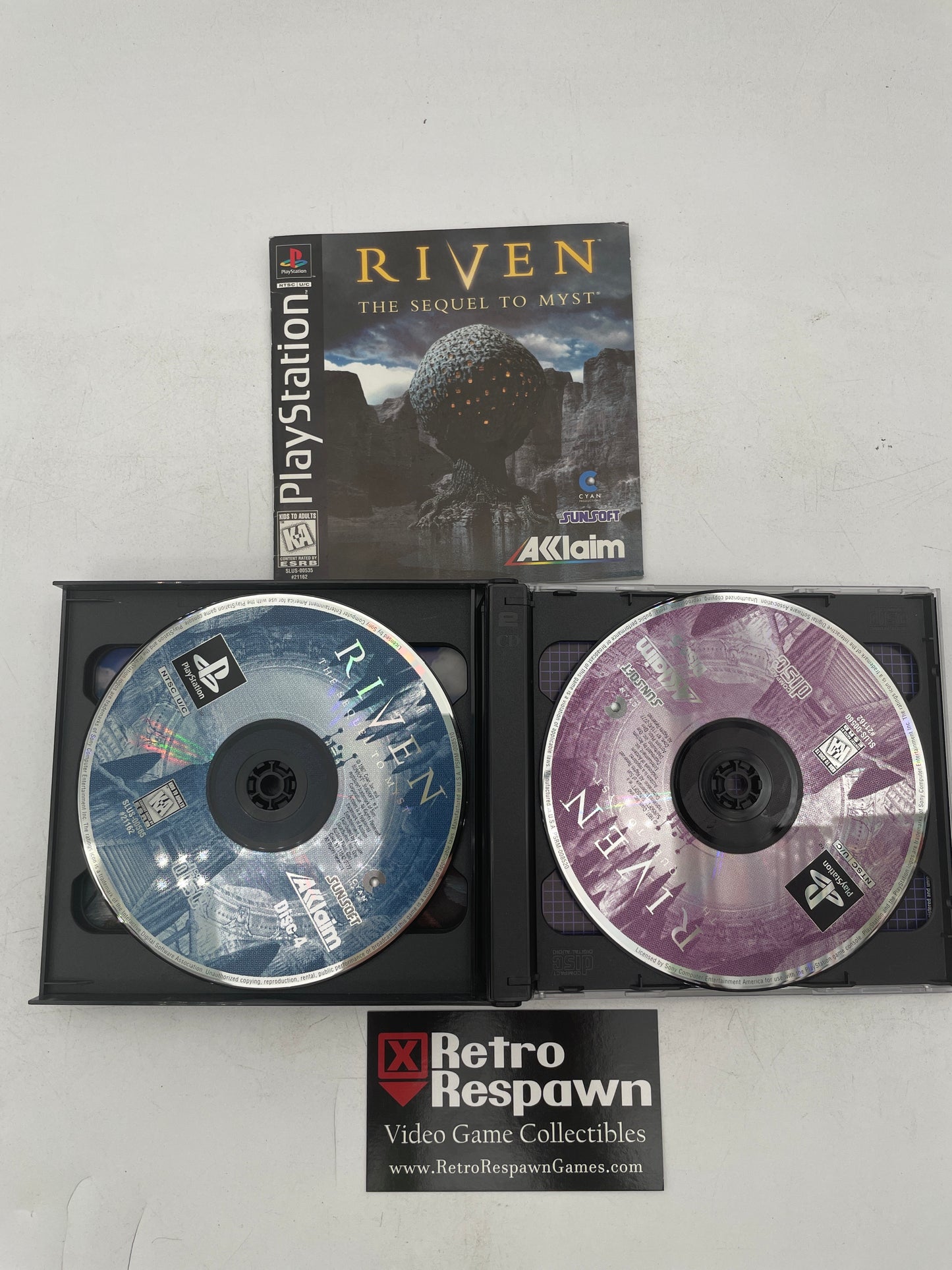 Riven The Sequel to Myst - Playstation (Complete)