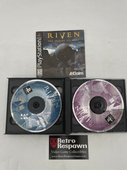 Riven The Sequel to Myst - Playstation (Complete)