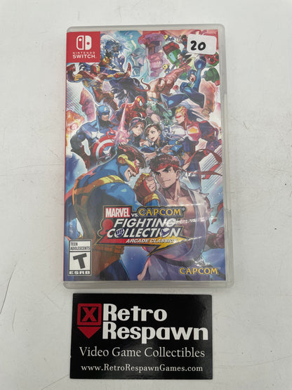 Marvel vs. Capcom Fighting Collection Arcade Classics - Nintendo Switch (Complete)