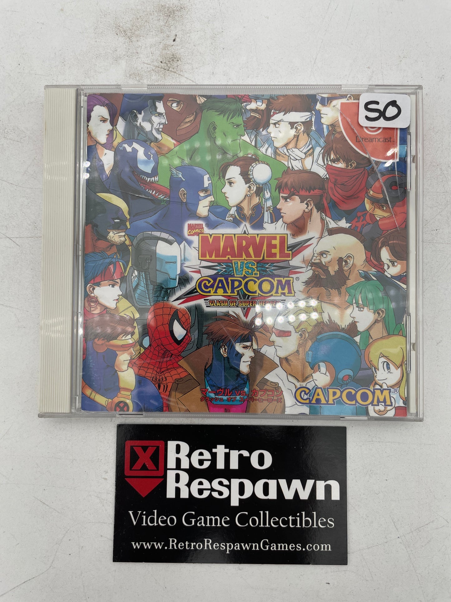 JP Marvel vs. Capcom: Clash of Super Heroes - JP Sega Dreamcast (Complete)